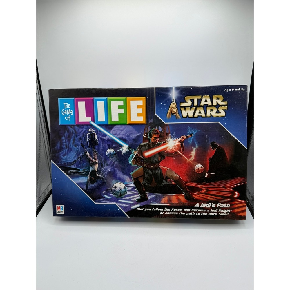 Star Wars The Game of Life A Jedi's Path Board Game Milton Bradley 2002 Edition